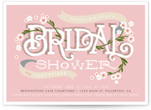 Shower Blossoms Bridal Shower Invitations