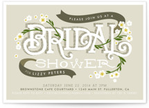 Shower Blossoms Bridal Shower Invitations