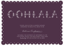 Ooh La La Chic Bridal Shower Invitations