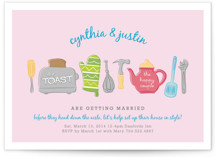 Toast the Happy Couple Bridal Shower Invitations