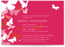 Butterfly Gathering Bridal Shower Invitations