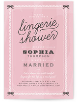 Boudoir Bridal Shower Invitations