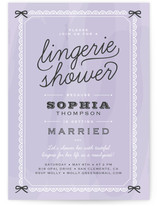 Boudoir Bridal Shower Invitations