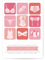 Ribbons and Lace Bridal Shower Invitations