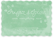 Sugar and Spice Bridal Shower Invitations