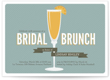 Fresh Mimosa Bridal Shower Invitations