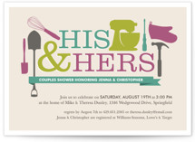 Household Mix-Up Bridal Shower Invitations