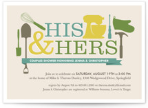 Household Mix-Up Bridal Shower Invitations