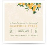 Orange Tree Bridal Shower Invitations