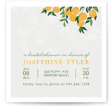Orange Tree Bridal Shower Invitations