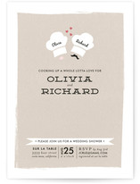 Cooking Up Love Bridal Shower Invitations