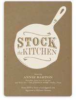 Pan Fried Bridal Shower Invitations