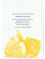 Bibliotheque Bridal Shower Invitations