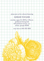 Bibliotheque Bridal Shower Invitations