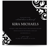 chocolat et crème Bridal Shower Invitations