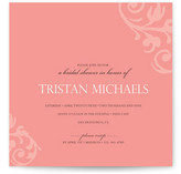 chocolat et crème Bridal Shower Invitations