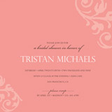 chocolat et crème Bridal Shower Invitations