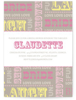 Cirque Bridal Shower Invitations