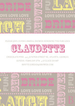 Cirque Bridal Shower Invitations, by The Social Type