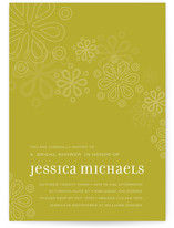 Cascading Shower Bridal Shower Invitations