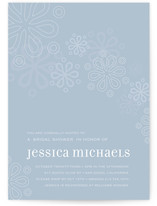 Cascading Shower Bridal Shower Invitations
