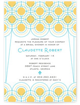 Deco Lights Bridal Shower Invitations