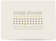 Daisy Calendar Bridal Shower Invitations