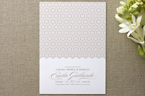 Ella-gant Bridal Shower Invitations