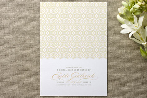 Ella-gant Bridal Shower Invitations
