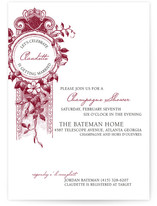French Champagne Bridal Shower Invitations
