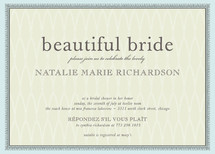 float + framed Bridal Shower Invitations