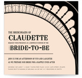 French Flair Bridal Shower Invitations