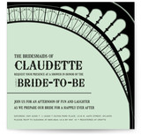 French Flair Bridal Shower Invitations