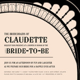 French Flair Bridal Shower Invitations, by Andrea Snaza