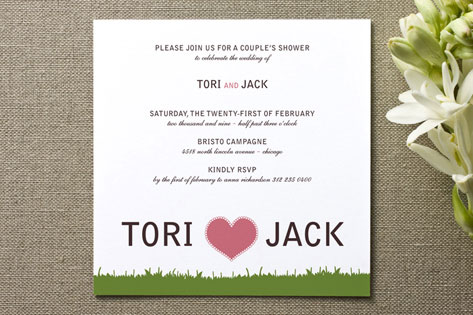 Wedding Shower Invitations Couples Love Birds Couples Bridal Or Wedding Shower Invitation Uprint