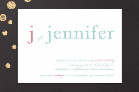 float + is for Bridal Shower Invitations