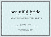 float + framed Bridal Shower Invitations