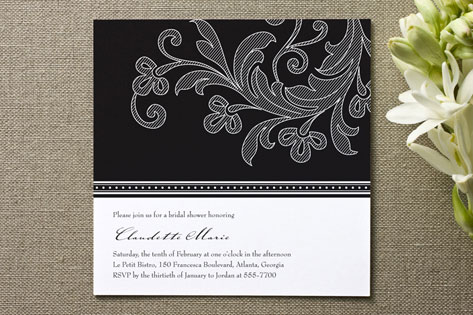 Flourish Bridal Shower Invitations