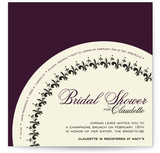 French Fantaisie Bridal Shower Invitations