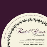 French Fantaisie Bridal Shower Invitations