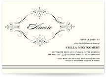 French Vintage Bridal Shower Invitations