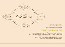 French Vintage Bridal Shower Invitations