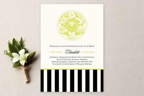 Flower Power Bridal Shower Invitations