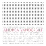 Swanky Hotel Bridal Shower Invitations