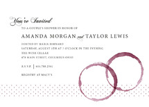 Vino Bridal Shower Invitations