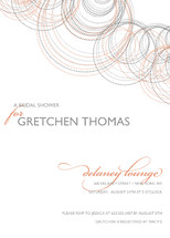 Intricate Bridal Shower Invitations