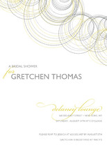Intricate Bridal Shower Invitations