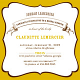 La Fete Bridal Shower Invitations