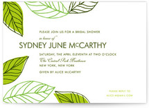 Leaves of Green Bridal Shower Invitations