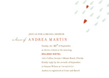 Love is in the Air Bridal Shower Invitations
